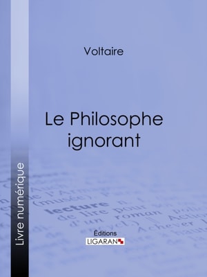 Le Philosophe ignorant