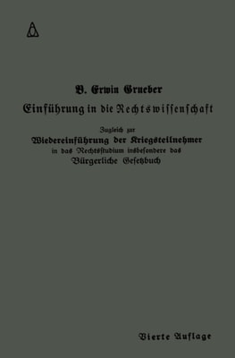 Einführung in die Rechtswissenschaft
