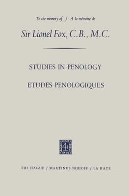 Etudes Penologiques Studies in Penology dedicated to the memory of Sir Lionel Fox, C.B., M.C. / Etudes Penologiques dediees a la memoire de Sir Lionel Fox, C.B., M.C.