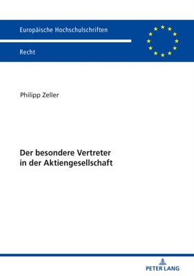 Der besondere Vertreter in der Aktiengesellschaft