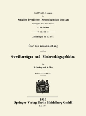 Über den Zusammenhang zwischen Gewitterzügen und Niederschlagsgebieten