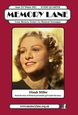 Memory Lane, Winter 2021, Issue 213