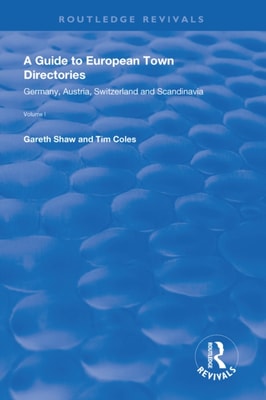 Guide to European Town Directories