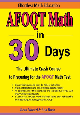 AFOQT Math in 30 Days: The Ultimate Crash Course to Preparing for the AFOQT Math Test