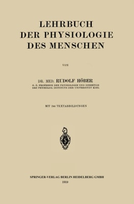 Lehrbuch der Physiologie des Menschen