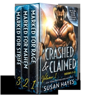 Crashed And Claimed: Vol. 1: Boxset Books 1-3