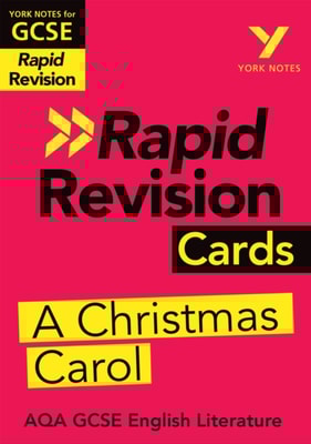 York Notes RAPID AQA GCSE (Revision Cards) A Christmas Carol - for 2025, 2026 exams