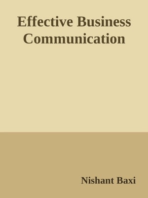 Effective Business Communication