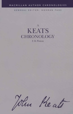 Keats Chronology
