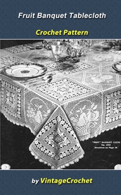 Fruit Banquet Tablecloth Crochet pattern