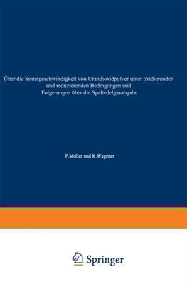 Über die Sintergeschwindigkeit von Urandioxidpulver unter oxidierenden und reduzierenden Bedingungen und Folgerungen über die Spaltedelgasabgabe