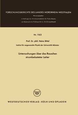 Untersuchungen über das Rauschen strombelasteter Leiter