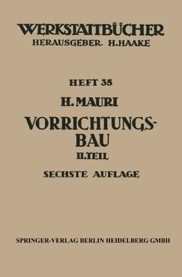 Der Vorrichtungsbau
