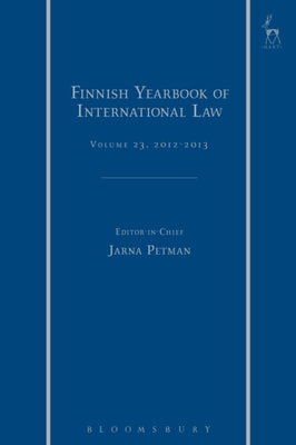 Finnish Yearbook of International Law, Volume 23, 2012-2013