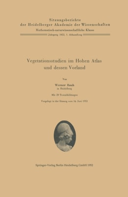 Vegetationsstudien im Hohen Atlas und dessen Vorland