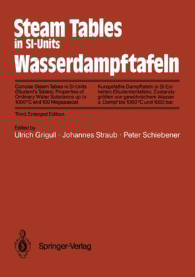 Steam Tables in SI-Units / Wasserdampftafeln