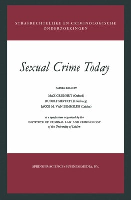 Sexual Crime Today