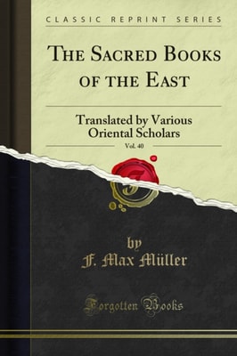 Sacred Books of the East