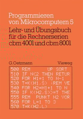 Lehr- und Übungsbuch für die Rechnerserien cbm 4001 und cbm 8001