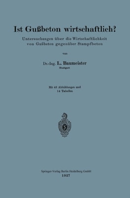 Ist Gußbeton wirtschaftlich?