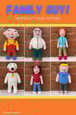 Family Guy - Written Crochet Pattern