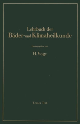 Lehrbuch der Bäder- und Klimaheilkunde