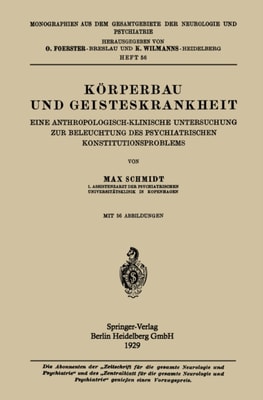 Körperbau und Geisteskrankheit