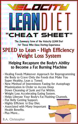 Velocity LEAN Diet - Cheat Sheet Action Plan Edition