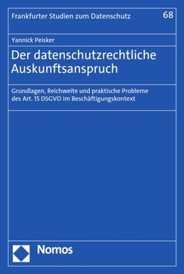 Der datenschutzrechtliche Auskunftsanspruch