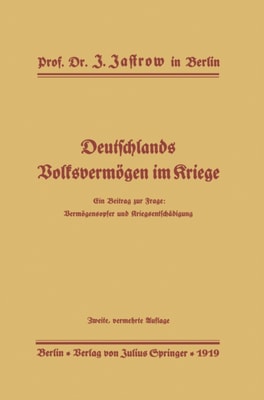 Deutschlands Volksvermögen im Kriege