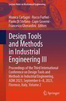 Design Tools and Methods in Industrial Engineering III