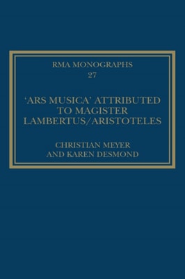 'Ars musica' Attributed to Magister Lambertus/Aristoteles