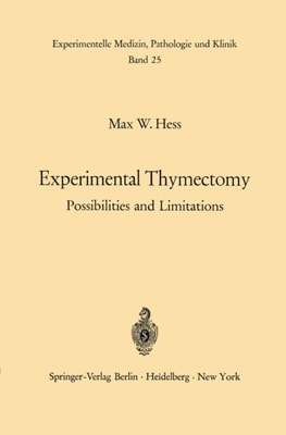 Experimental Thymectomy