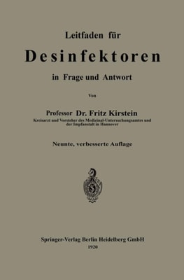 Leitfaden für Desinfektoren in Frage und Antwort