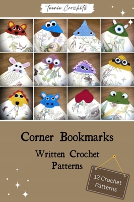 Corner Bookmarks  - Written Crochet Patterns