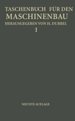 Taschenbuch für den Maschinenbau