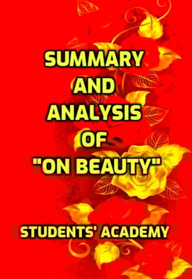 Summary and Analysis of &quote;On Beauty&quote;