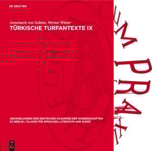 Turkische Turfantexte IX