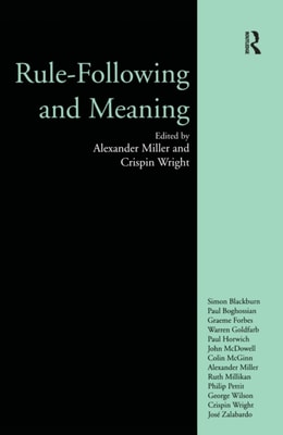 Rule-following and Meaning