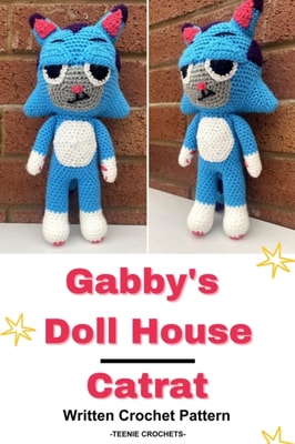 Gabby's Doll House Catrat - Written Crochet Pattern