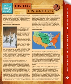 History Fundamentals 2 (Speedy Study Guides)