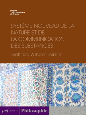 Système nouveau de la nature et de la communication des substances