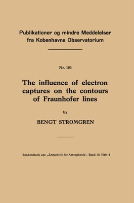 influence of electron captures on the contours of Fraunhofer lines