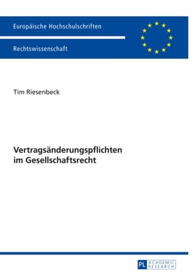 Vertragsaenderungspflichten im Gesellschaftsrecht