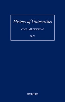 History of Universities: Volume XXXIV/1