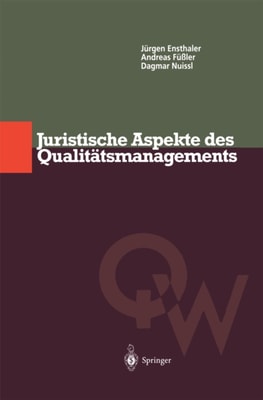 Juristische Aspekte des Qualitätsmanagements