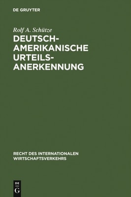 Deutsch-amerikanische Urteilsanerkennung