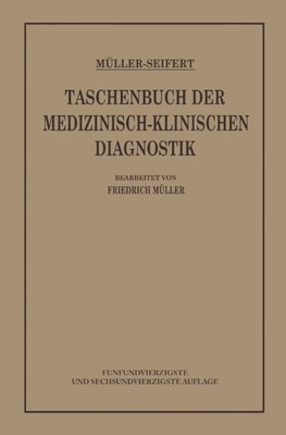 Taschenbuch der Medizinisch Klinischen Diagnostik