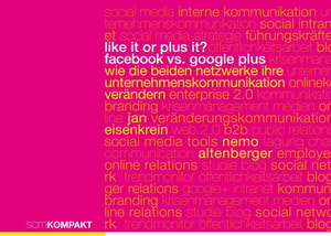 Like it or Plus it? - Facebook vs. Google Plus