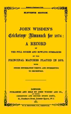 Wisden Cricketers' Almanack 1874